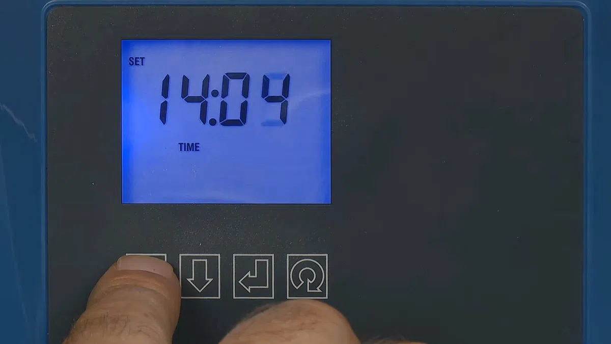 Whole-home water softener with control valve, brine tank, and plumbing connections for The Caliche Problem: Why West Valley Sewer Work Costs More — and When Trenchless